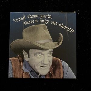 Classic Cowboy Art Print with Brown Hat